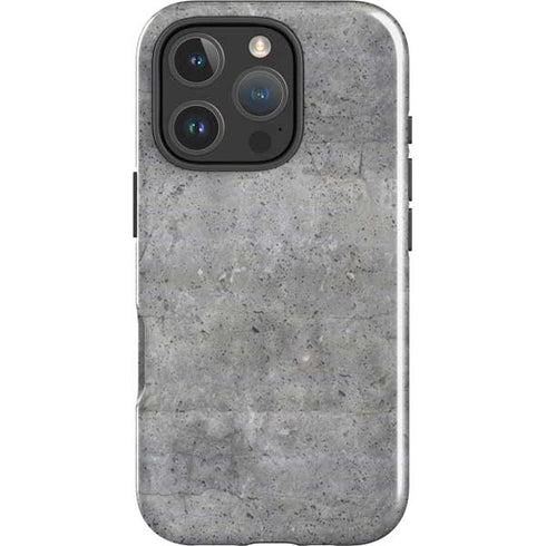 Natural Grey Concrete iPhone 16 Pro Impact Case
